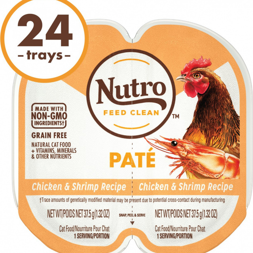 
                  
                    Nutro Perfect Portions Adult Grain Free Chicken and Shrimp Pate Wet Cat Food Trays
                  
                