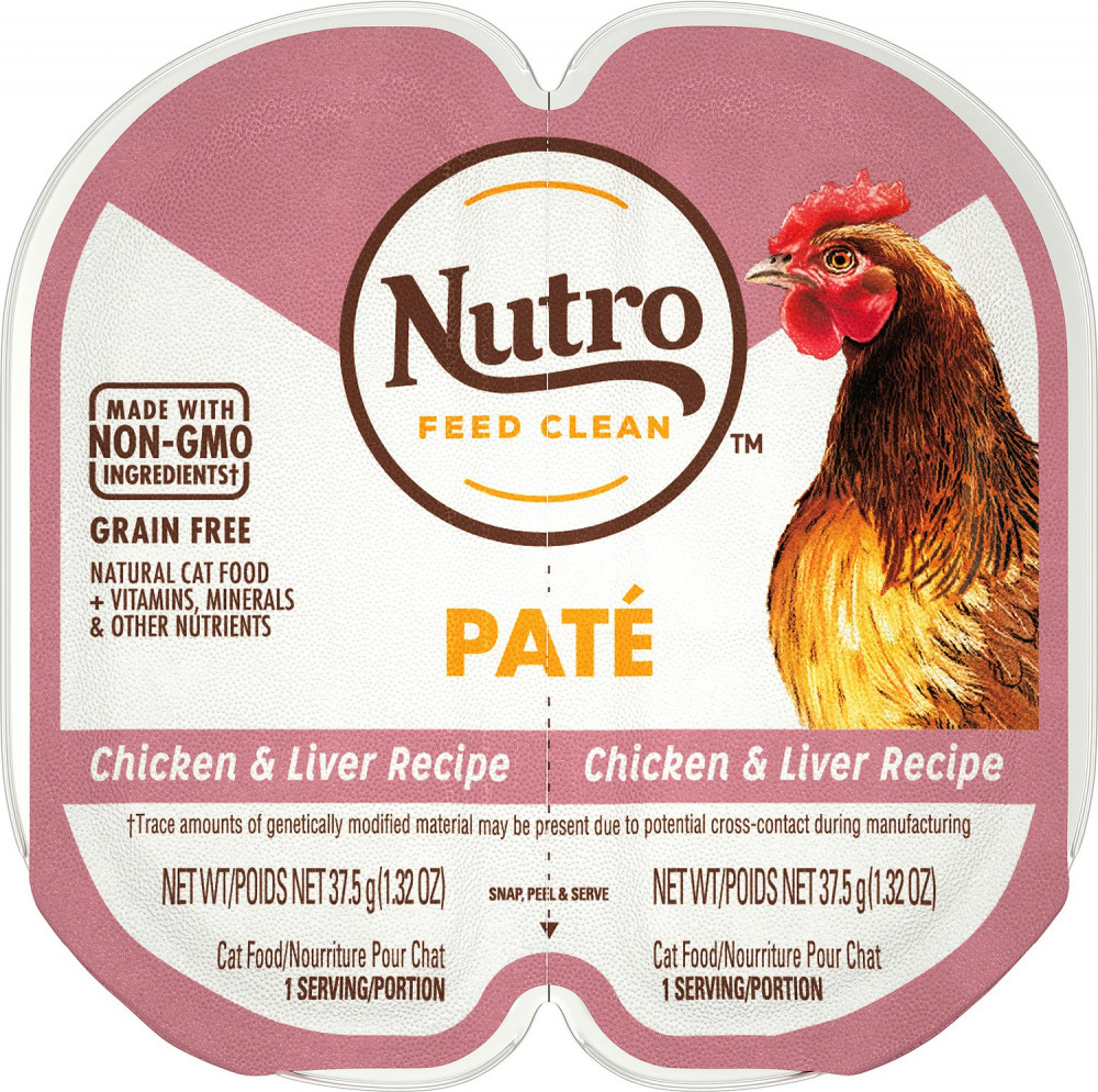 
                  
                    Nutro Perfect Portions Adult Grain Free Chicken & Liver Pate Wet Cat Food Trays
                  
                