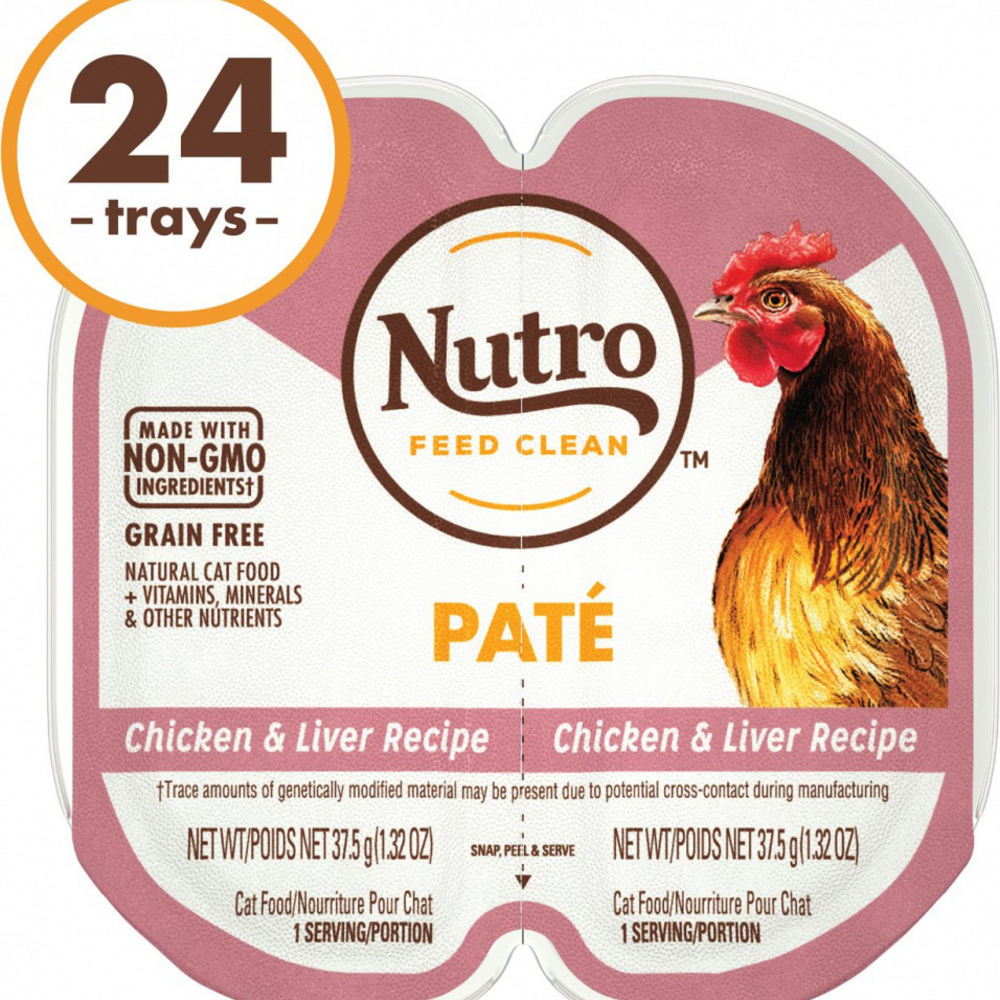 
                  
                    Nutro Perfect Portions Adult Grain Free Chicken & Liver Pate Wet Cat Food Trays
                  
                