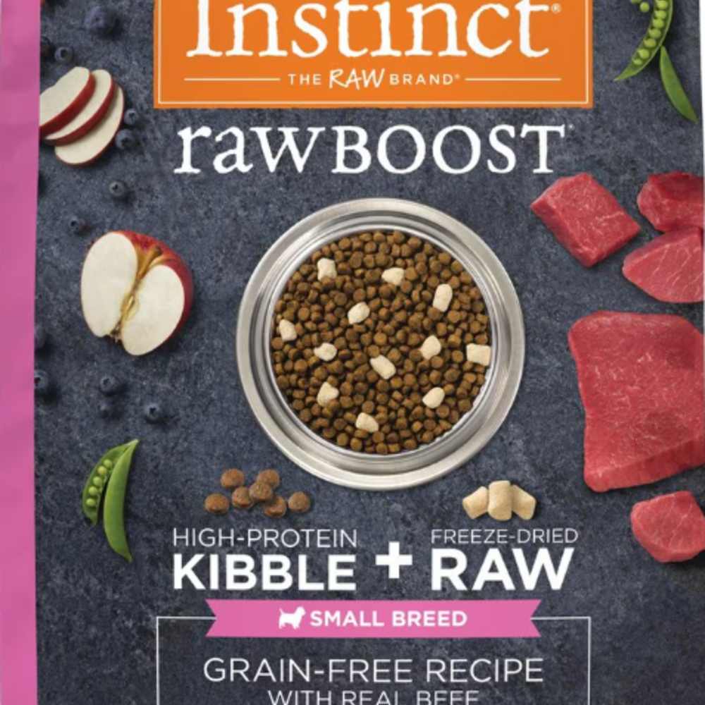 Instinct Grain Free Raw Boost Small Breed Recipe with Real Beef Dry Dog Food