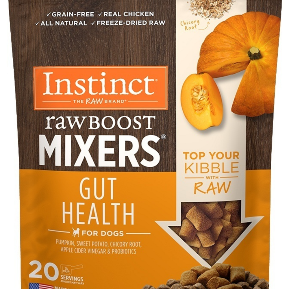 Instinct Grain Free Freeze Dried Raw Boost Mixers Gut Health Recipe Dog Food Topper