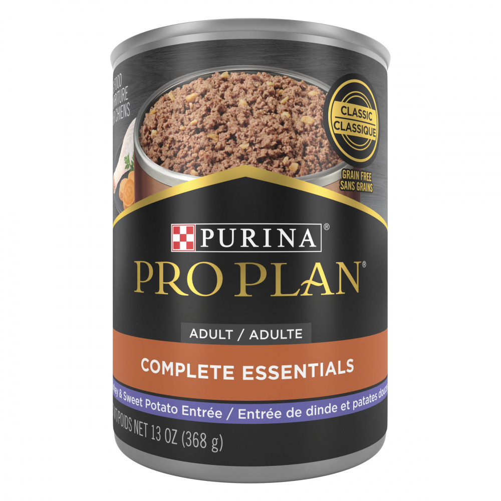 Purina Pro Plan Complete Essentials Grain Free Classic Adult Turkey & Sweet Potato Entree Canned Dog Food