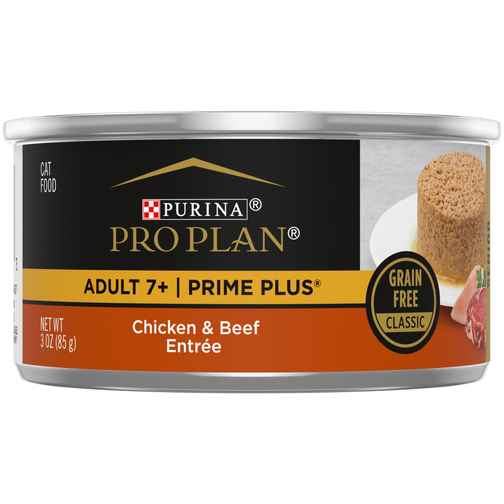 Purina Pro Plan Prime Plus Chicken and Beef Senior 7+ Wet Cat Food