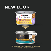 Load image into Gallery viewer, Purina Pro Plan Prime Plus 7+ Ocean Whitefish &amp; Salmon Entree Classic Canned Cat Food