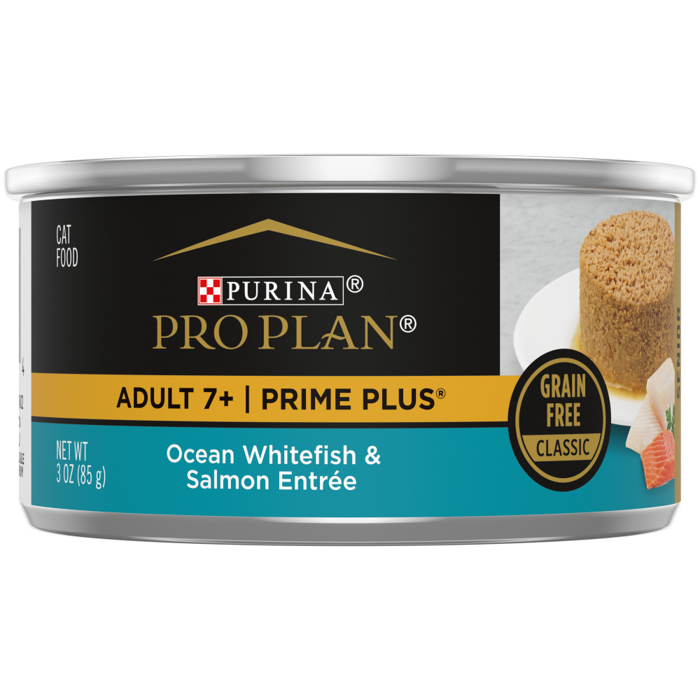 
                  
                    Purina Pro Plan Prime Plus 7+ Ocean Whitefish & Salmon Entree Classic Canned Cat Food
                  
                