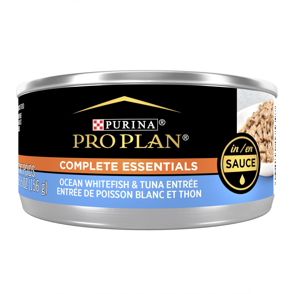 Purina Pro Plan Ocean Whitefish and Tuna in Sauce Wet Cat Food