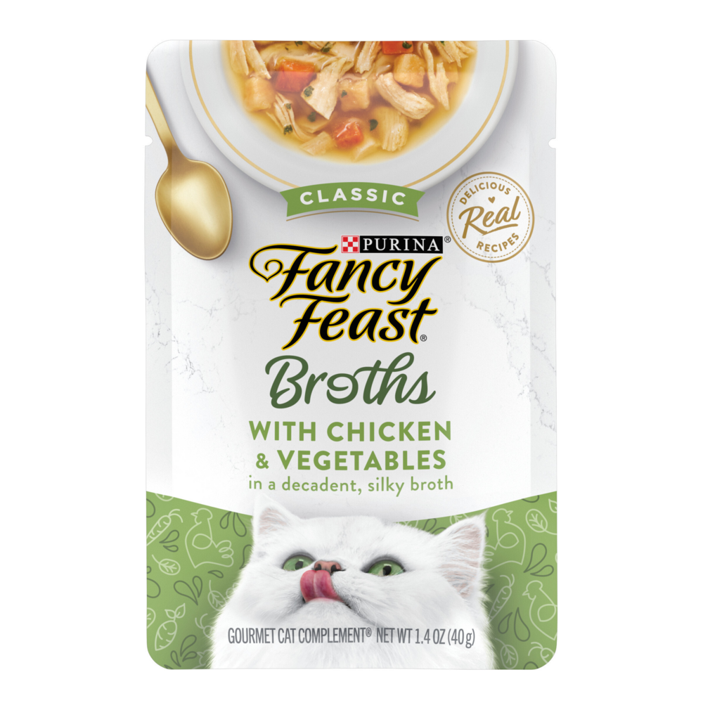 
                  
                    Fancy Feast Classic Broths with Chicken & Vegetables Supplemental Cat Food Pouches
                  
                