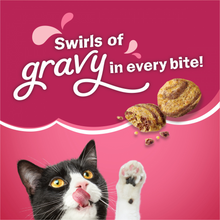 Load image into Gallery viewer, Friskies Gravy Swirlers Chicken &amp; Salmon Flavor Dry Cat Food