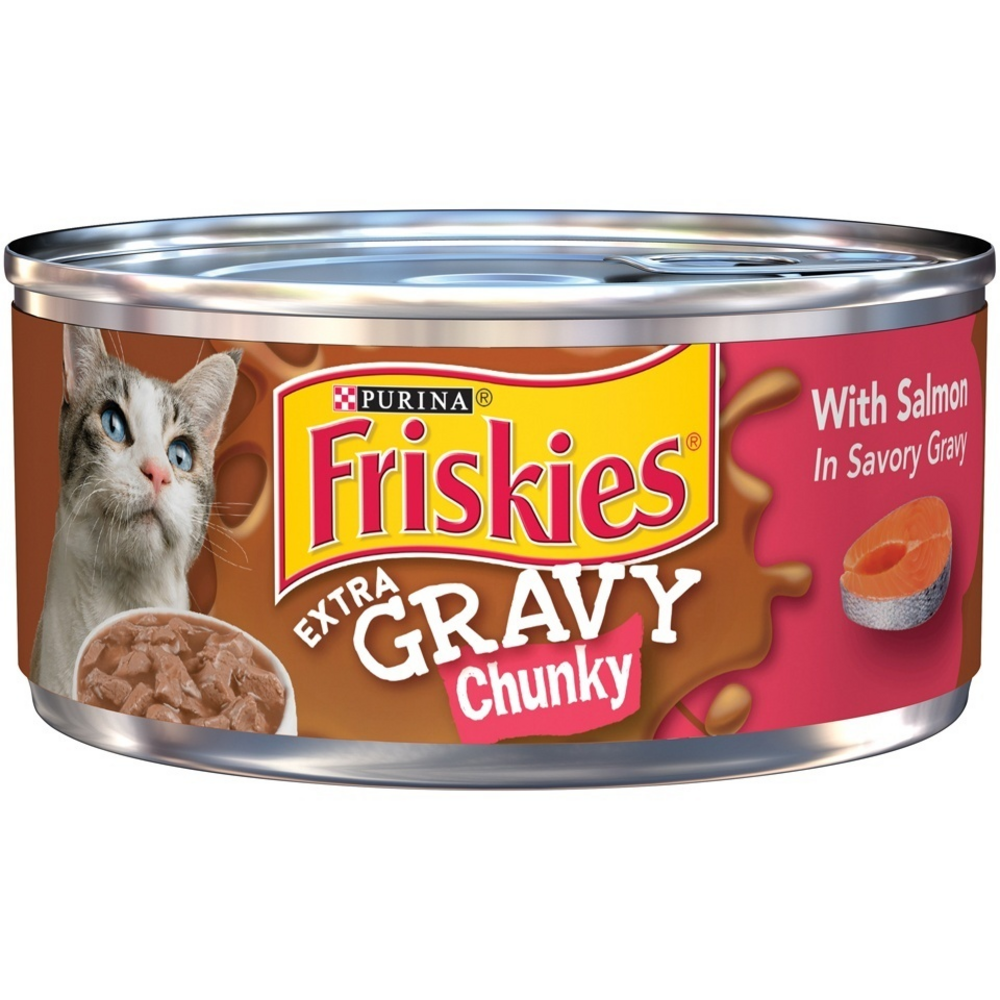 
                  
                    Friskies Extra Gravy Chunky with Salmon in Savory Gravy Canned Cat Food
                  
                