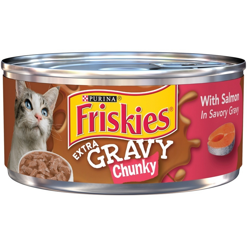 Purina Friskies Extra Gravy Chunky Salmon Wet Cat Food