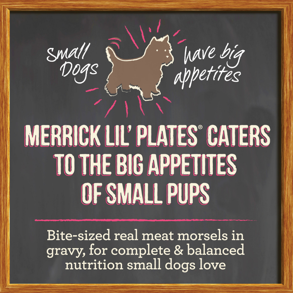 
                  
                    Merrick Lil' Plates Grain Free Surfin & Turfin Supper in Gravy Dog Food Tray
                  
                