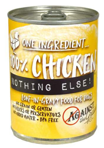 Against the Grain Nothing Else Grain Free One Ingredient 100% Chicken Canned Dog Food