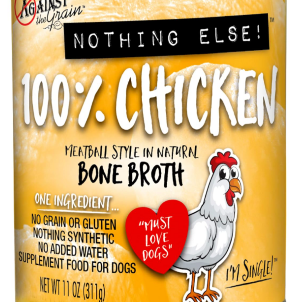 Against the Grain Nothing Else Grain Free One Ingredient 100% Chicken Canned Dog Food