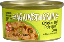 Load image into Gallery viewer, Against the Grain Farmers Market Grain Free Chicken &amp; Polyhauaii Berry Canned Cat Food