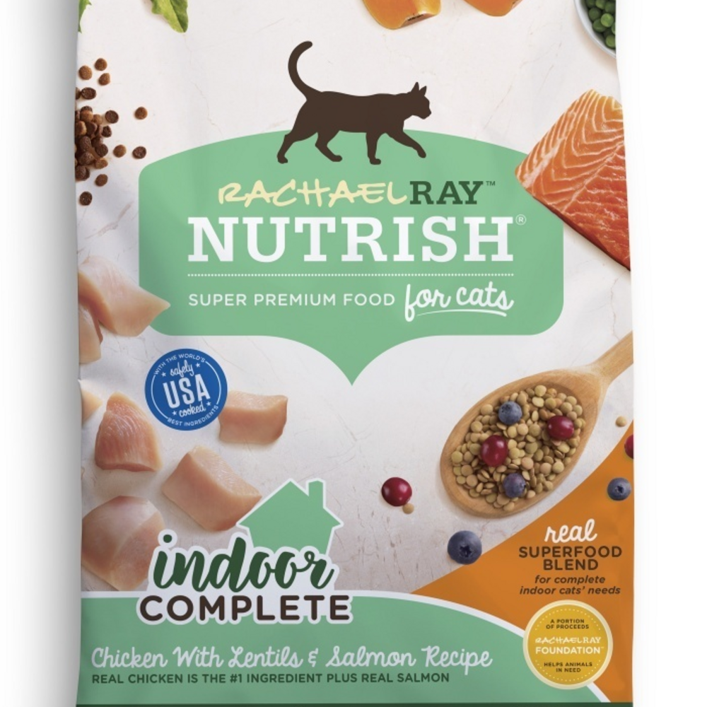 
                  
                    Rachael Ray Nutrish Indoor Complete Chicken & Salmon with Lentils Recipe Dry Cat Food
                  
                