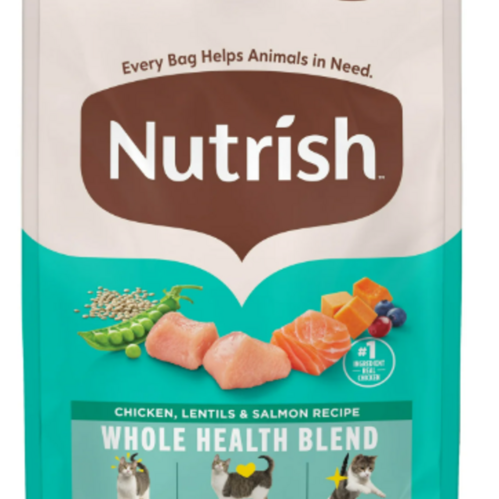 Rachael Ray Nutrish Indoor Complete Chicken & Salmon with Lentils Recipe Dry Cat Food