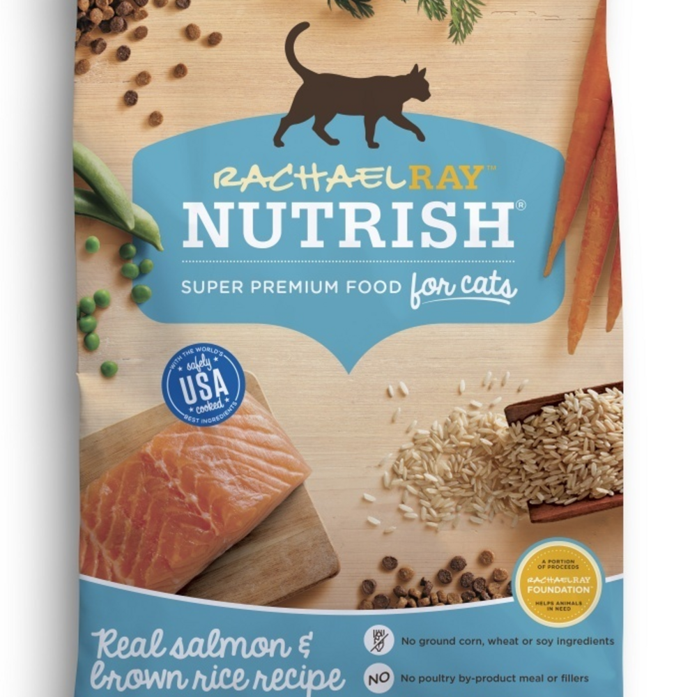 Rachael Ray Nutrish Natural Salmon & Brown Rice Recipe Dry Cat Food