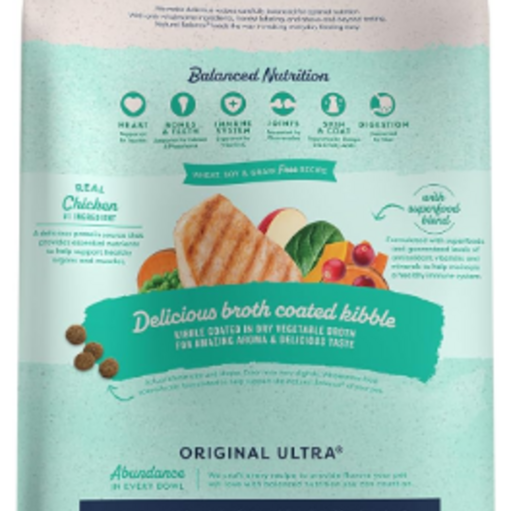 Natural Balance Original Ultra Grain Free Chicken Recipe Dry Dog Food