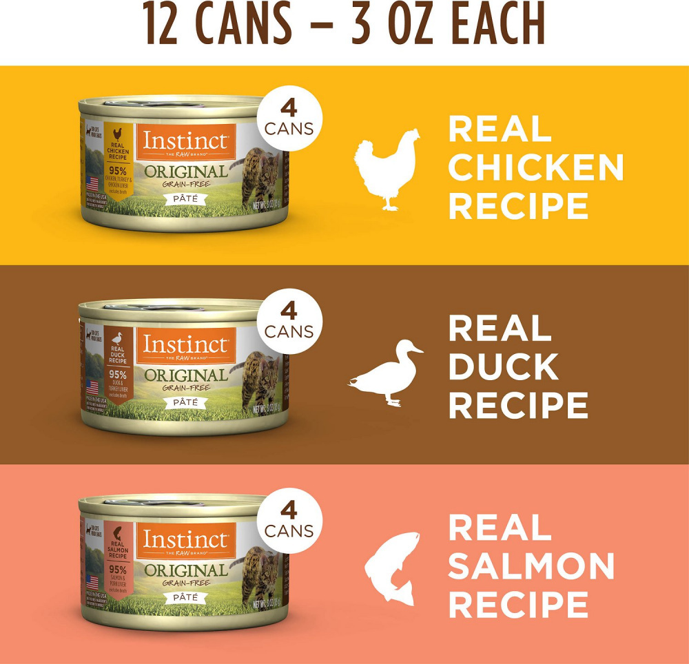 
                  
                    Instinct Grain-Free Recipe Variety Pack Canned Cat Food
                  
                