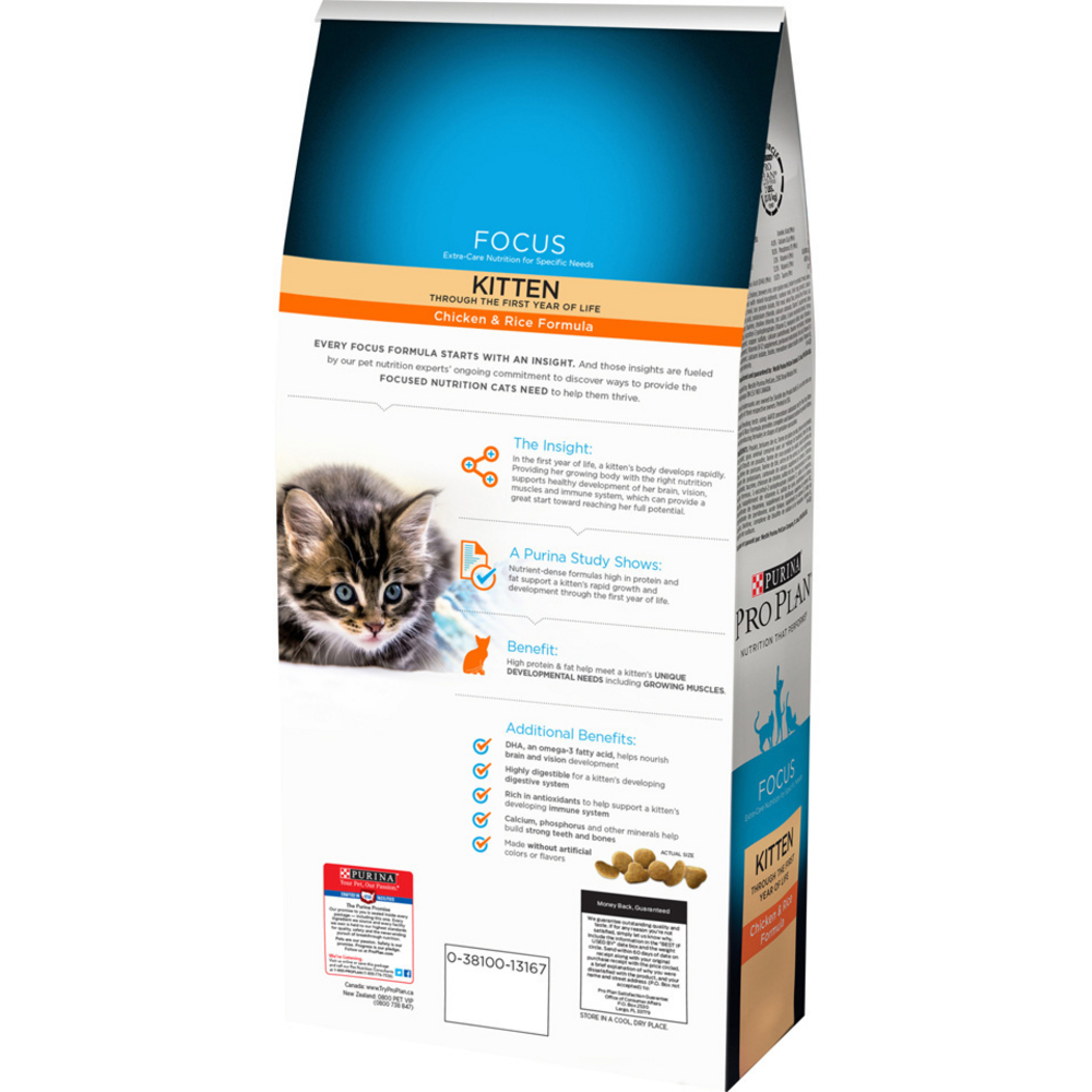 
                  
                    Purina Pro Plan Focus Chicken & Rice Formula Kitten Dry Cat Food
                  
                