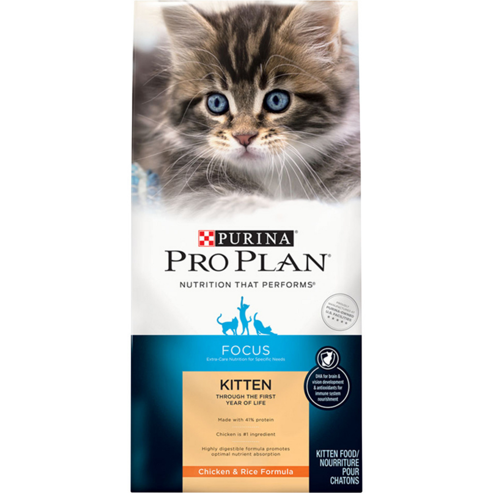 
                  
                    Purina Pro Plan Focus Chicken & Rice Formula Kitten Dry Cat Food
                  
                