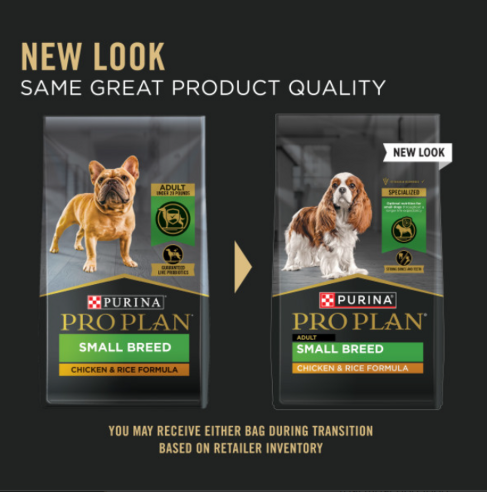 Purina Pro Plan Chicken and Rice Small Breed Dry Dog Food