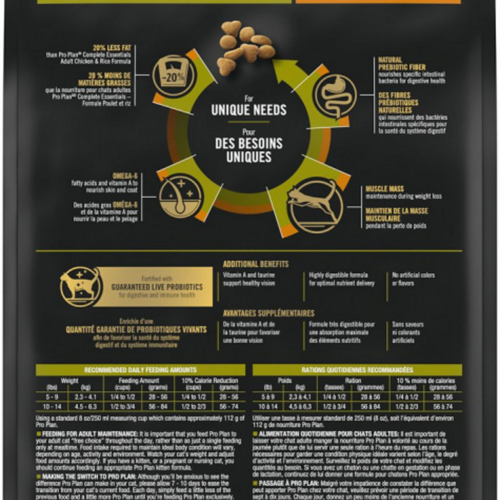 Purina Pro Plan Weight Management Chicken & Rice Formula Adult Dry Cat Food