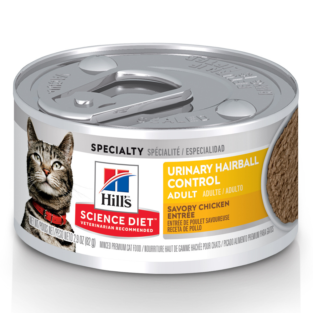 
                  
                    Hill's Science Diet Urinary & Hairball Control Savory Chicken Entree Adult Canned Cat Food
                  
                