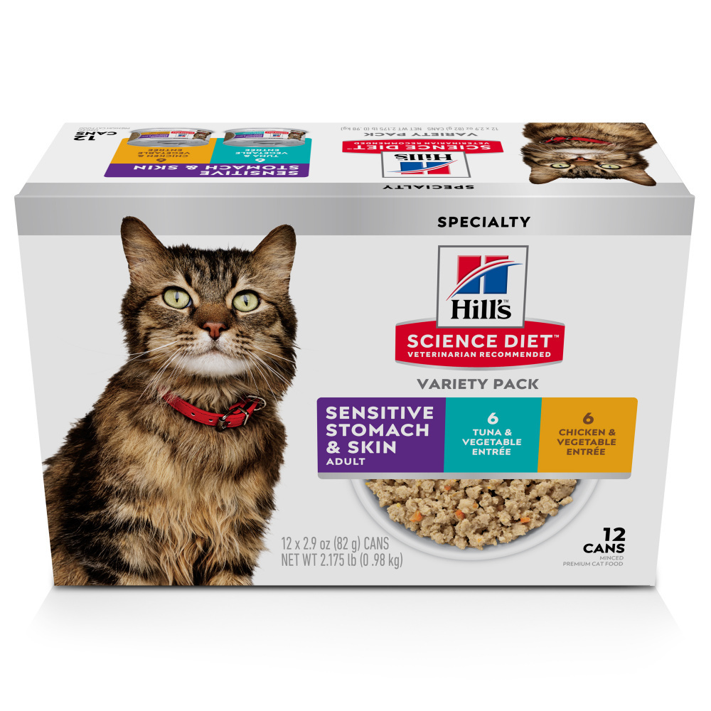 
                  
                    Hill's Science Diet Sensitive Stomach & Skin Variety Pack Adult Canned Cat Food
                  
                