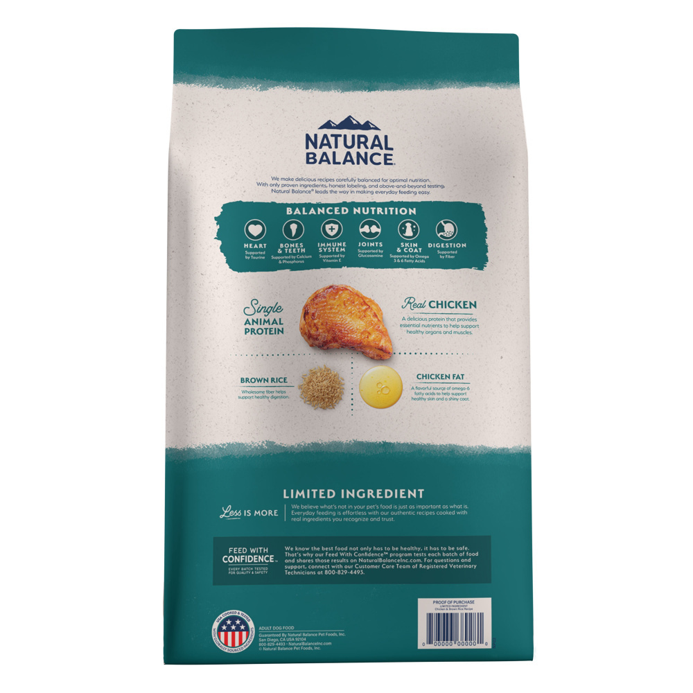 
                  
                    Natural Balance Limited Ingredient Chicken & Brown Rice Recipe Dry Dog Food
                  
                