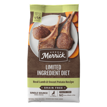 Load image into Gallery viewer, Merrick Limited Ingredient Diet Grain Free Real Lamb &amp; Sweet Potato Recipe Dry Dog Food