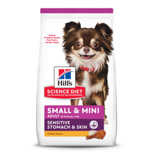 Load image into Gallery viewer, Hill&#39;s Science Diet Adult Sensitive Stomach &amp; Skin Small &amp; Mini Breed Chicken Recipe Dry Dog Food