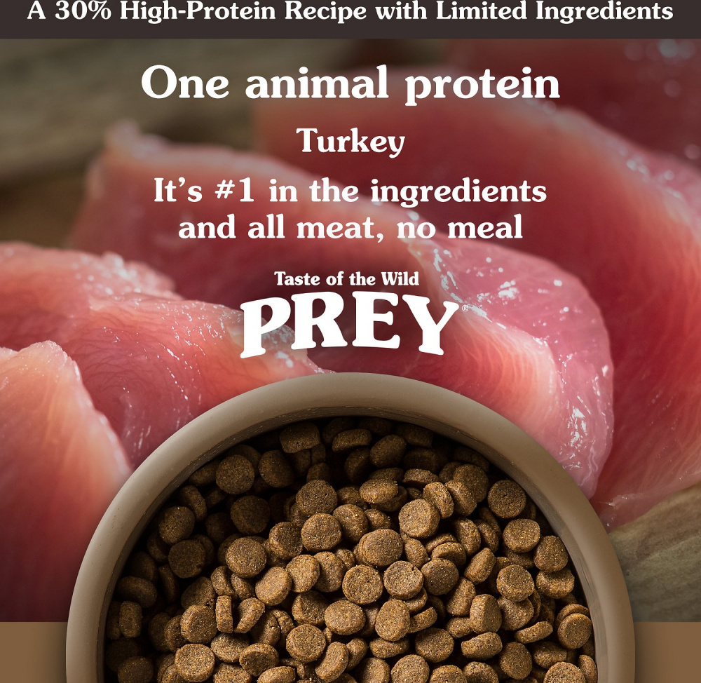 
                  
                    Taste Of The Wild Grain Free Prey Limited Ingredient Turkey Dry Dog Food
                  
                