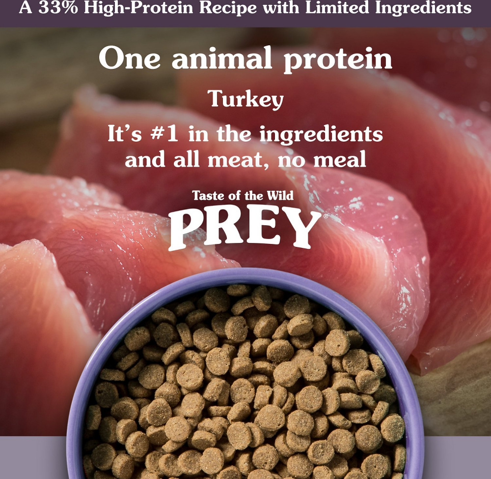 
                  
                    Taste Of The Wild Grain Free Prey Limited Ingredient Turkey Dry Cat Food
                  
                