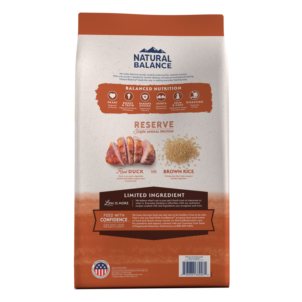 
                  
                    Natural Balance Limited Ingredient Reserve Duck & Brown Rice Recipe Dry Dog Food
                  
                