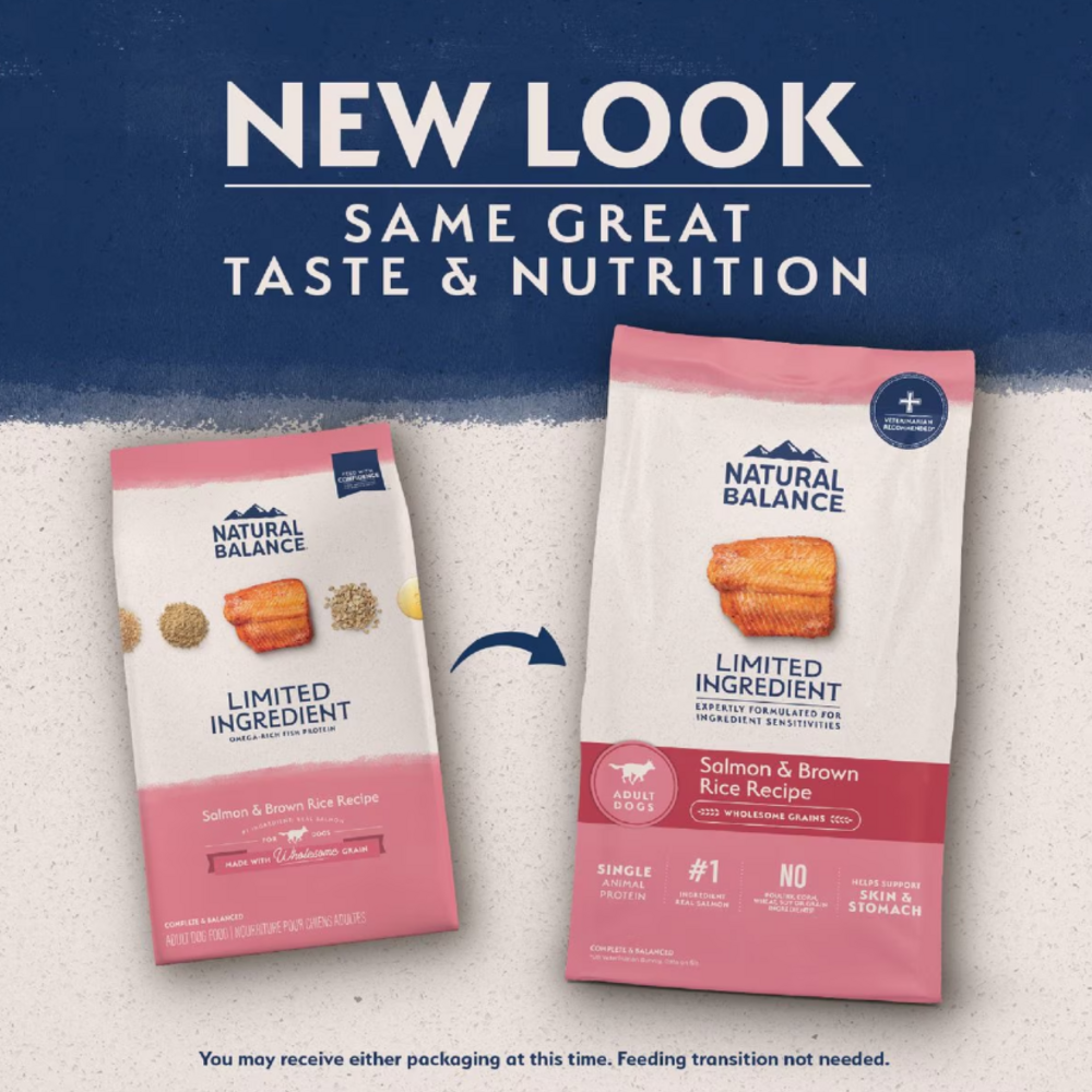 Natural Balance Limited Ingredient Salmon & Brown Rice Recipe Dry Dog Food