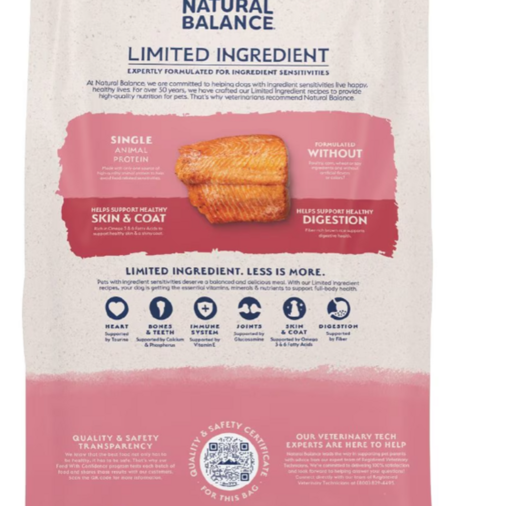 
                  
                    Natural Balance Limited Ingredient Salmon & Brown Rice Recipe Dry Dog Food
                  
                