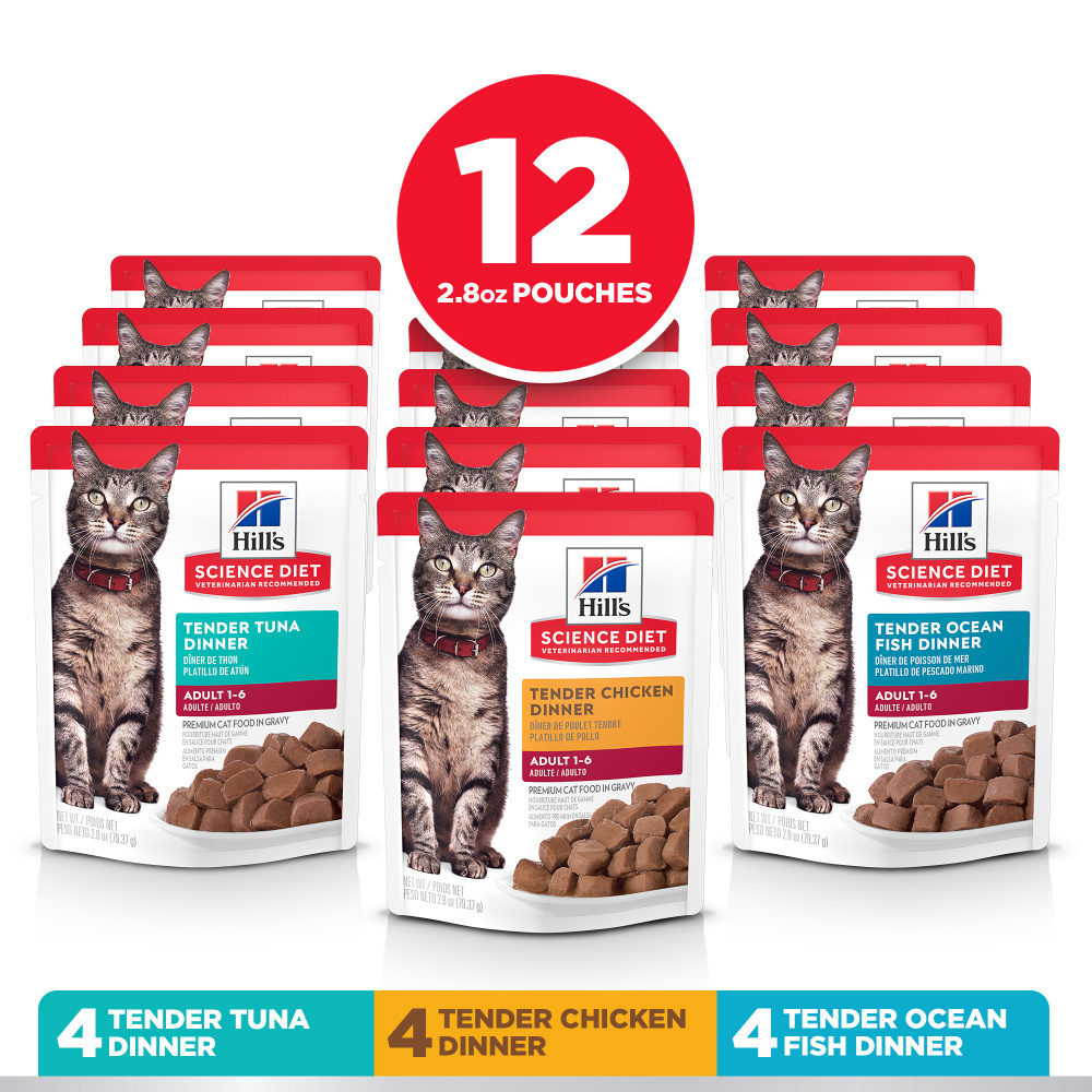 
                  
                    Hill's Science Diet Tender Dinner Variety Pack Adult Wet Cat Food
                  
                