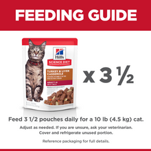 Load image into Gallery viewer, Hill&#39;s Science Diet Turkey &amp; Liver Casserole Adult Wet Cat Food