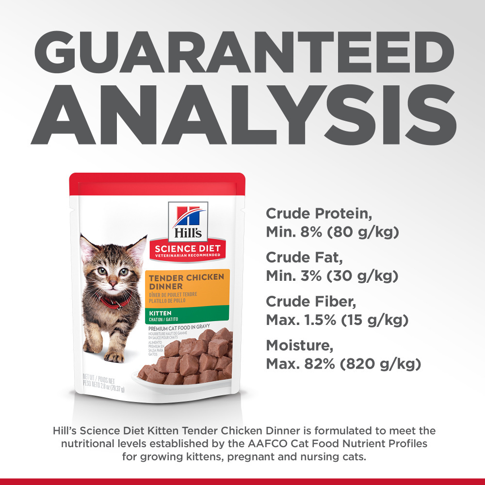 
                  
                    Hill's Science Diet Tender Chicken Dinner Kitten Wet Cat Food
                  
                