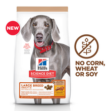 Load image into Gallery viewer, Hill&#39;s Science Diet Adult LG Breed No Corn, Wheat, or Soy Chicken &amp; Brown Rice Recipe Dry Dog Food