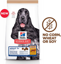 Load image into Gallery viewer, Hill&#39;s Science Diet Adult 7+ No Corn, Wheat, or Soy Chicken Senior Dry Dog Food