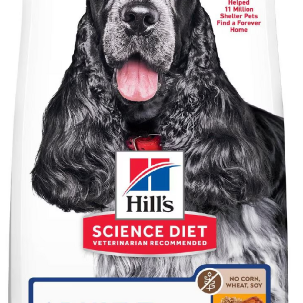 Hill's Science Diet Adult 7+ No Corn, Wheat, or Soy Chicken Senior Dry Dog Food