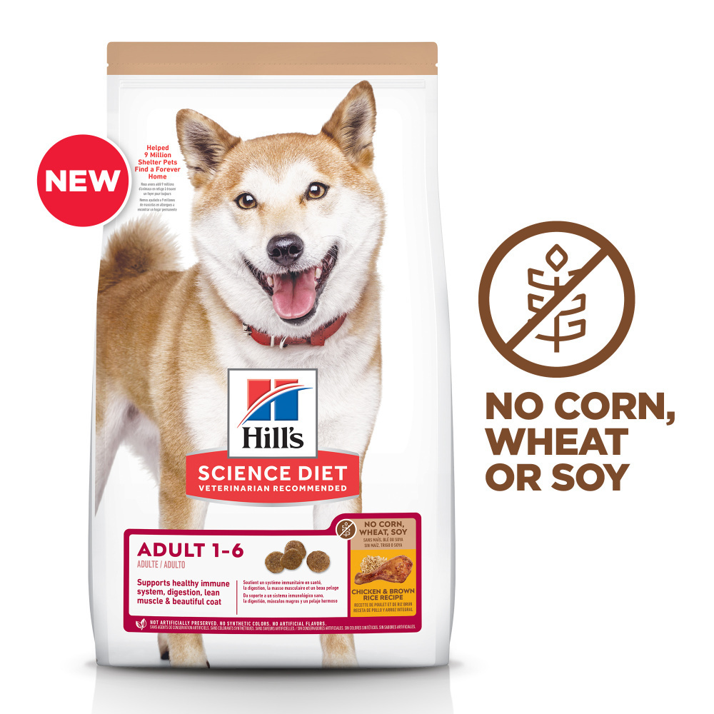 
                  
                    Hill's Science Diet Adult No Corn, Wheat, or Soy Chicken & Brown Rice Recipe Dry Dog Food
                  
                