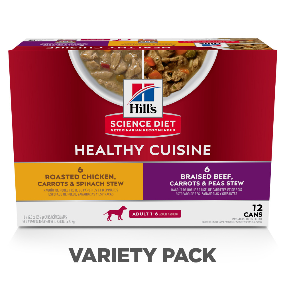 
                  
                    Hill's Science Diet Healthy Cuisine Adult Variety Pack Canned Dog Food
                  
                