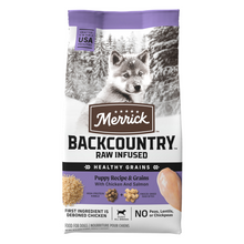 Load image into Gallery viewer, Merrick Backcountry Healthy Grains Premium Dry Puppy Kibble With Freeze Dried Raw Chicken