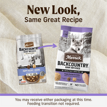 Load image into Gallery viewer, Merrick Backcountry Healthy Grains Premium Dry Puppy Kibble With Freeze Dried Raw Chicken