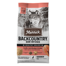 Load image into Gallery viewer, Merrick Backcountry Healthy Grains Premium Dog Food Kibble With Freeze Dried Raw Pieces Pacific Catch Recipe