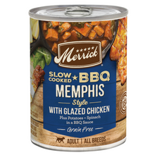 Load image into Gallery viewer, Merrick Grain Free Slow Cooked BBQ Memphis Style Chicken Recipe Canned Dog Food