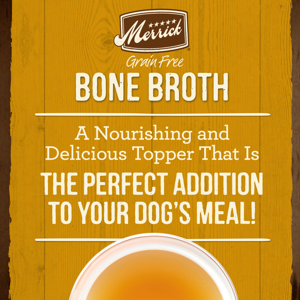 
                  
                    Merrick Grain Free Chicken Bone Broth Wet Dog Food Topper
                  
                